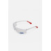 Dark Safety Glasses Impact Resistant Polycarbonate Lens With 99.9% UV Protection Anti-Scratch Coating Frameless Design